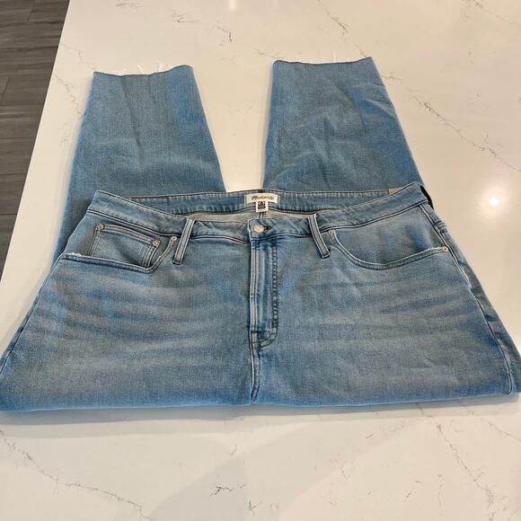 NWT Madewell The Plus Curvy Perfect Vintage Jean in Coffey Wash: Worn-In Edition - Picture 5 of 14